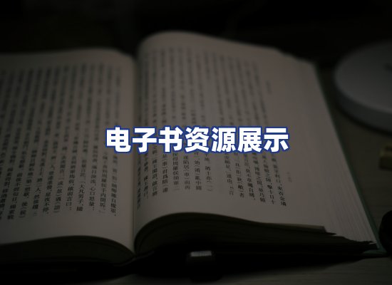 电子书资源展示